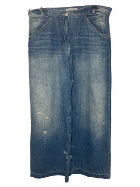 Rachel Comey Distressed Wide Leg Jeans
